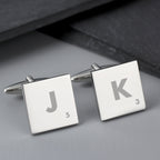 Personalised Initials and Age Square Cufflinks | Inspired Creative Gifts | UK Supplier