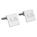 Personalised Initials Square Cufflinks | Inspired Creative Gifts | UK Supplier