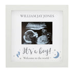 Personalised 'It's A Boy' Baby Scan Frame | Inspired Creative Gifts | UK Supplier