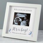 Personalised 'It's A Boy' Baby Scan Frame | Inspired Creative Gifts | UK Supplier