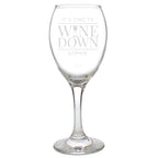 Personalised 'It's Time to Wine Down' Wine Glass | Inspired Creative Gifts | UK Supplier