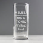 Personalised Its...OClock Hi Ball Glass | Inspired Creative Gifts | UK Supplier