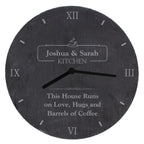 Personalised Kitchen Slate Clock | Inspired Creative Gifts | UK Supplier