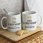 Personalised Ladyship and Lordship Mug Set | Inspired Creative Gifts | UK Supplier