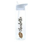 Personalised Leopard Lips Water Bottle | Inspired Creative Gifts | UK Supplier