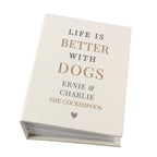 Personalised Life is Better With Pets 6x4 Photo Album with Sleeves | Inspired Creative Gifts | UK Supplier