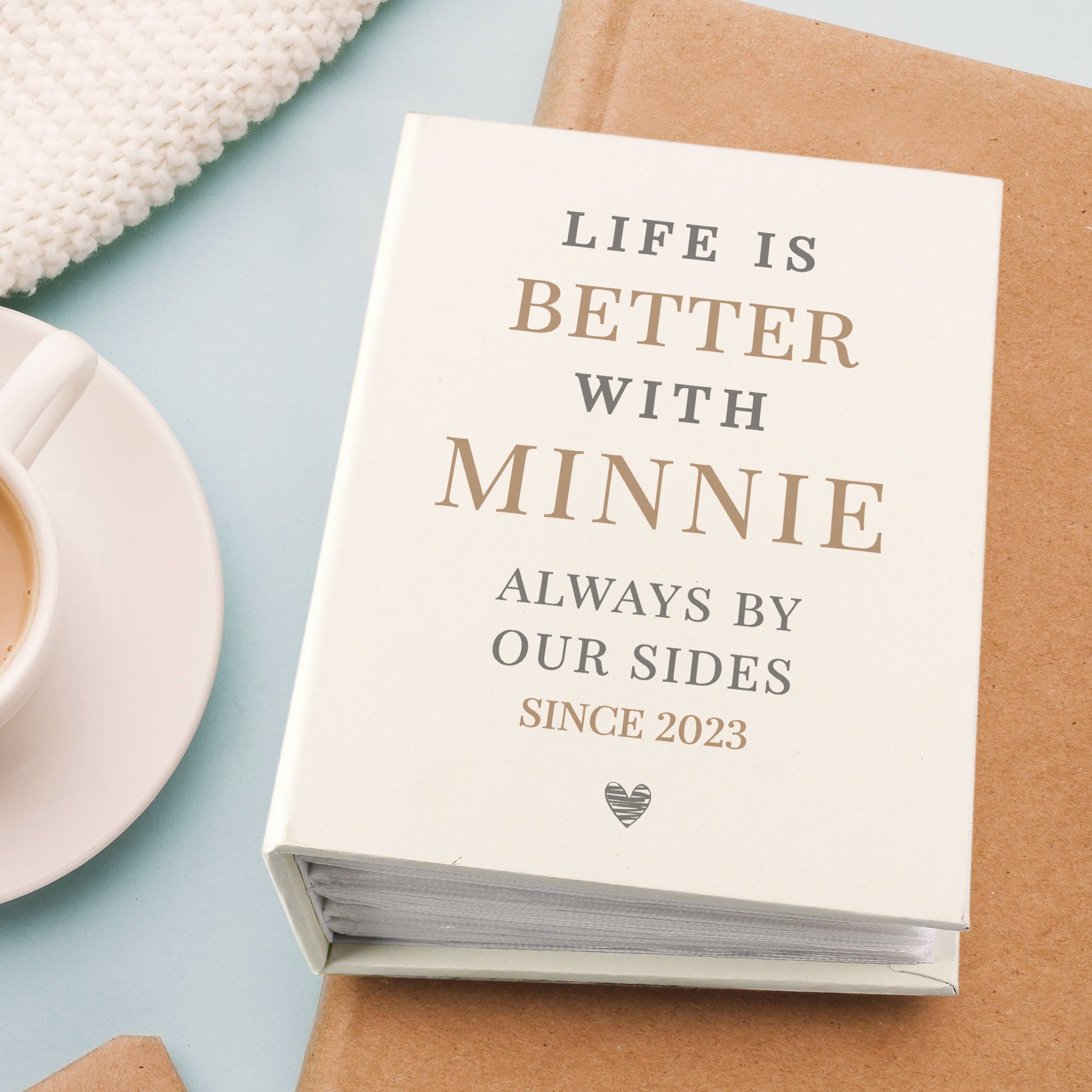 Personalised Life is Better With Pets 6x4 Photo Album with Sleeves | Inspired Creative Gifts | UK Supplier