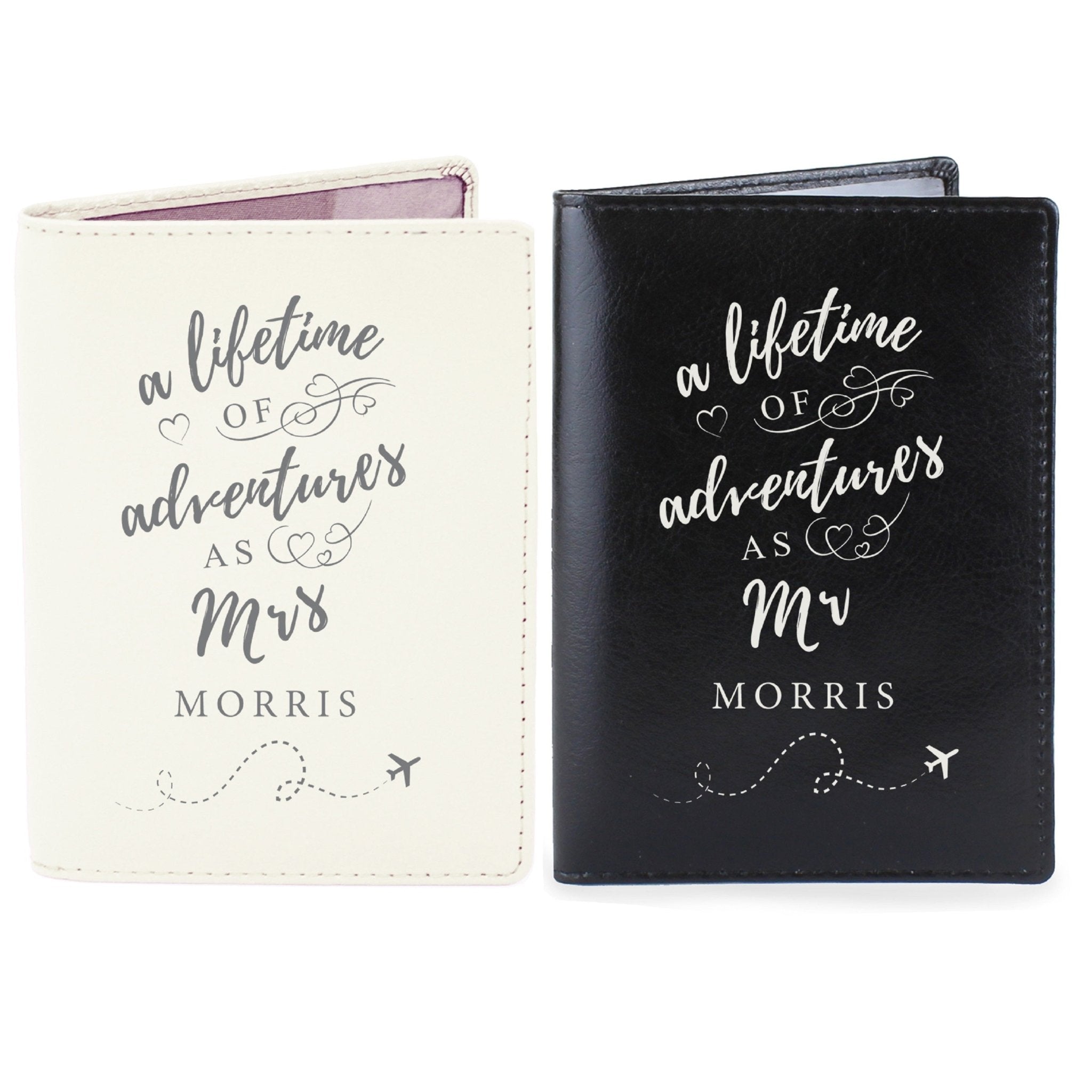 Personalised Lifetime of Adventures Couples Passports | Inspired Creative Gifts | UK Supplier