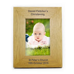 Personalised Long Message 6x4 Oak Finish Photo Frame | Inspired Creative Gifts | UK Supplier