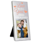 Personalised 'Love is All You Need' 2x3 Photo Frame | Inspired Creative Gifts | UK Supplier