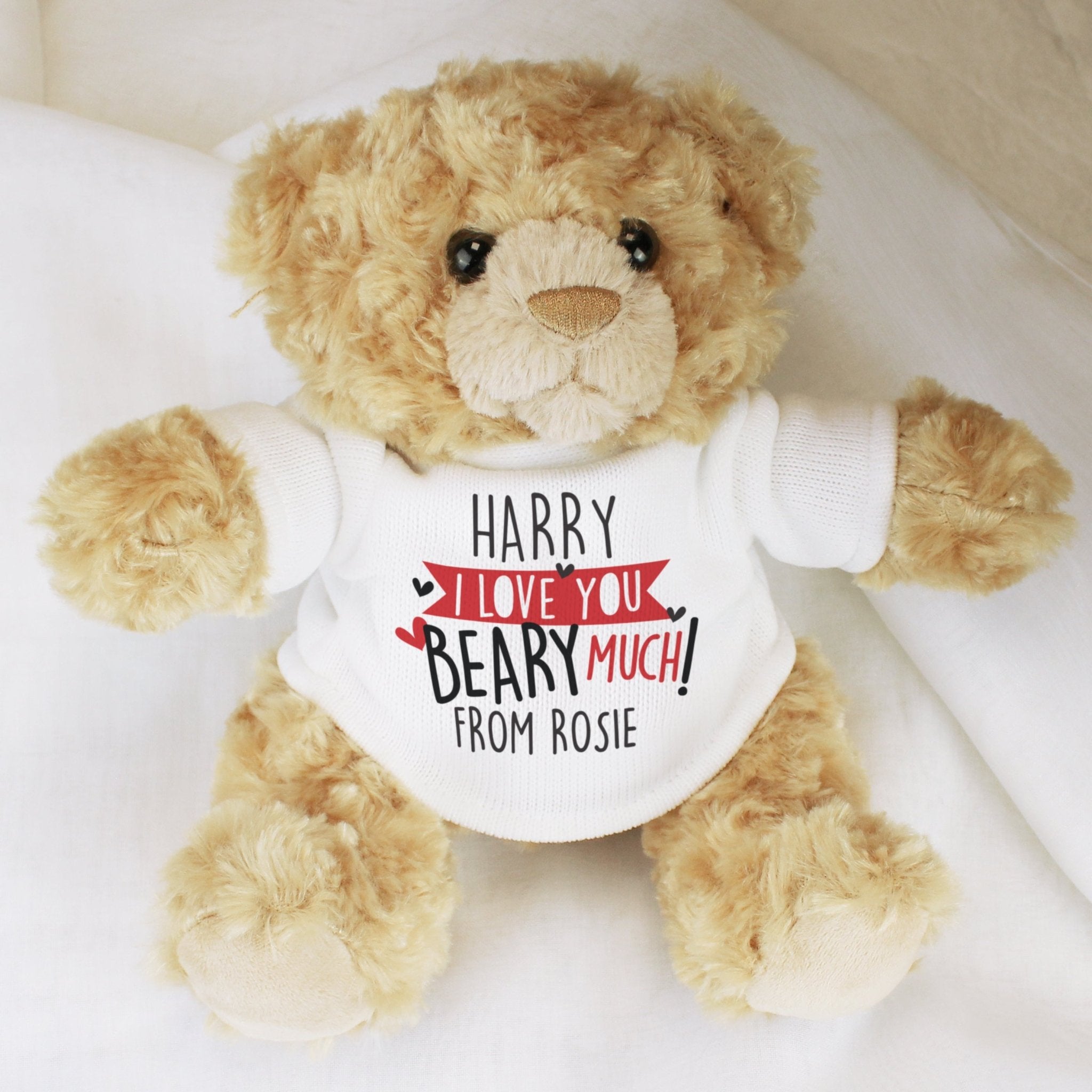 Personalised Love You Beary Much Teddy Bear | Inspired Creative Gifts | UK Supplier