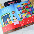 Personalised Magical Christmas Adventure Story Book and Personalised Teddy Bear | Inspired Creative Gifts | UK Supplier