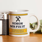 Personalised Man At Work Mug | Inspired Creative Gifts | UK Supplier