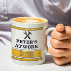 Personalised Man At Work Mug | Inspired Creative Gifts | UK Supplier