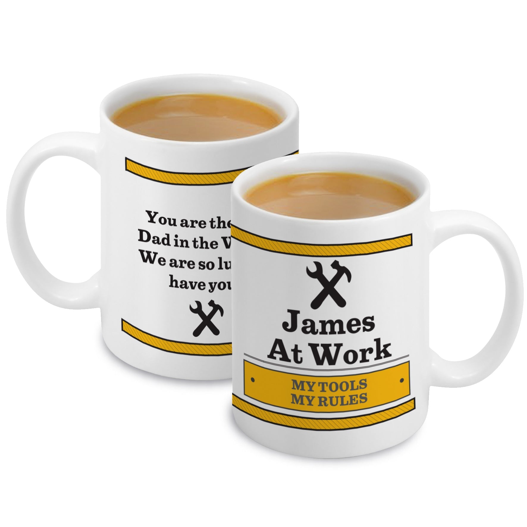 Personalised Man At Work Mug | Inspired Creative Gifts | UK Supplier