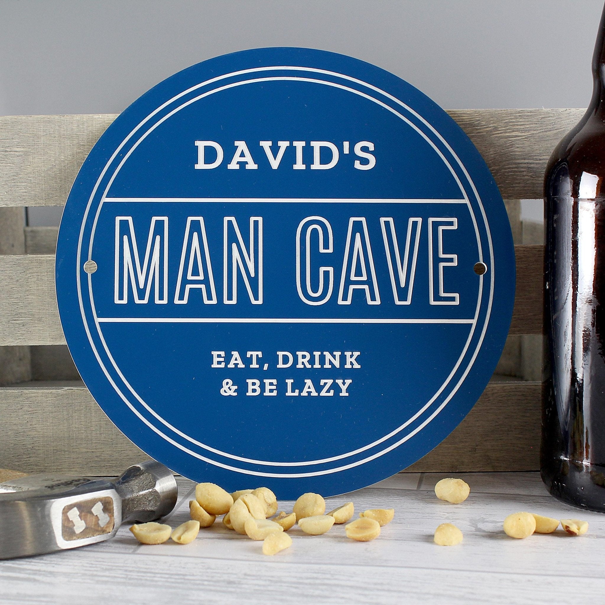 Personalised Man Cave Heritage Plaque | Man Cave | Christmas Gift | Inspired Creative Gifts | UK Supplier