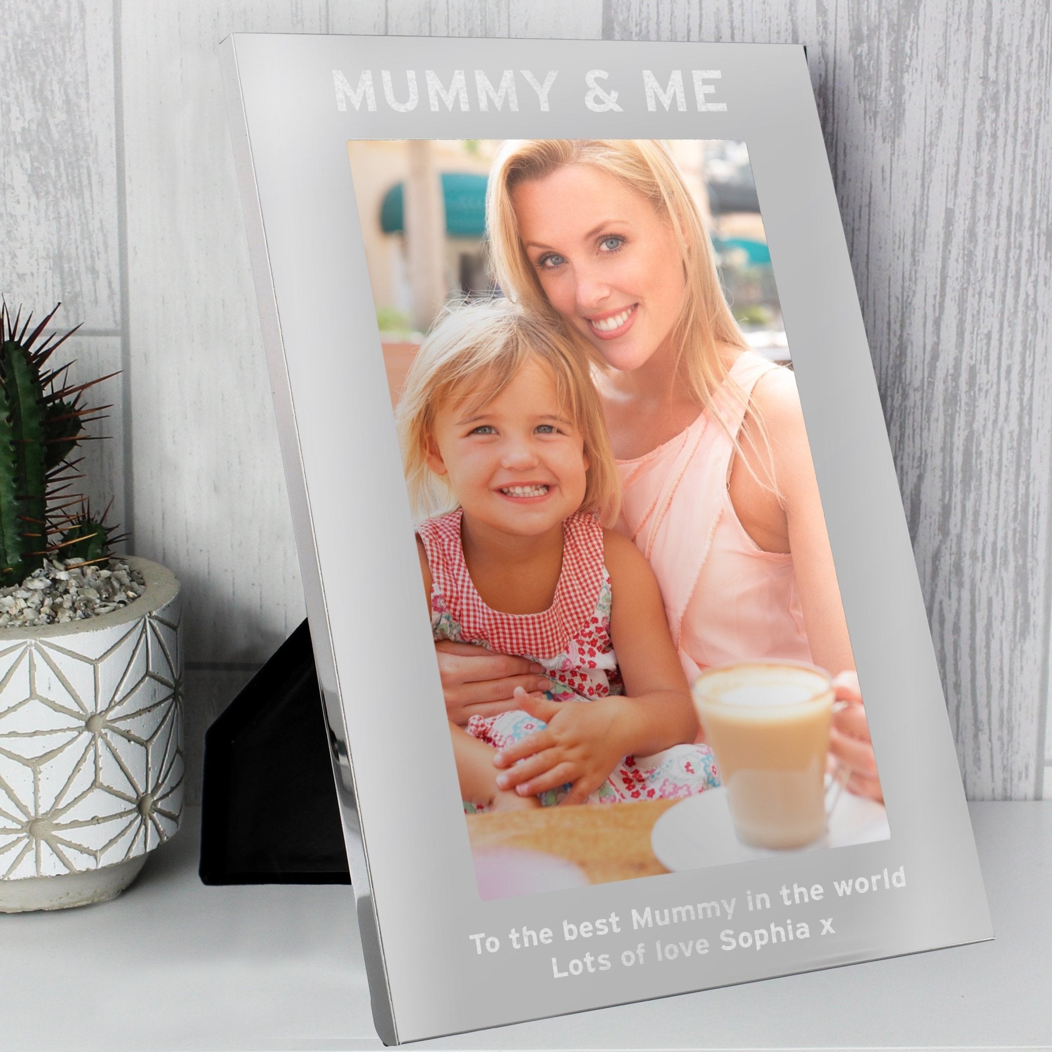 Personalised & Me 5x7 Silver Photo Frame | Inspired Creative Gifts | UK Supplier