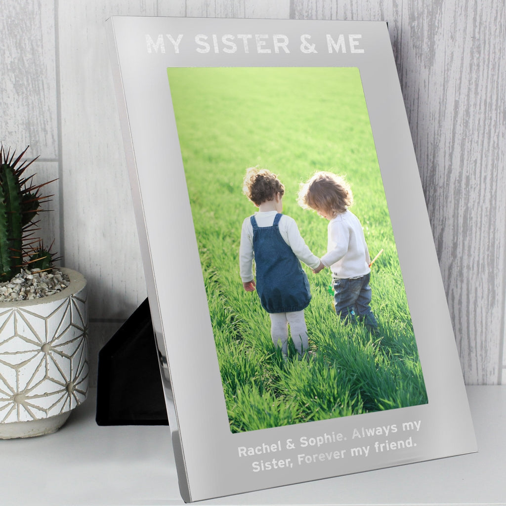Personalised & Me 5x7 Silver Photo Frame | Inspired Creative Gifts | UK Supplier