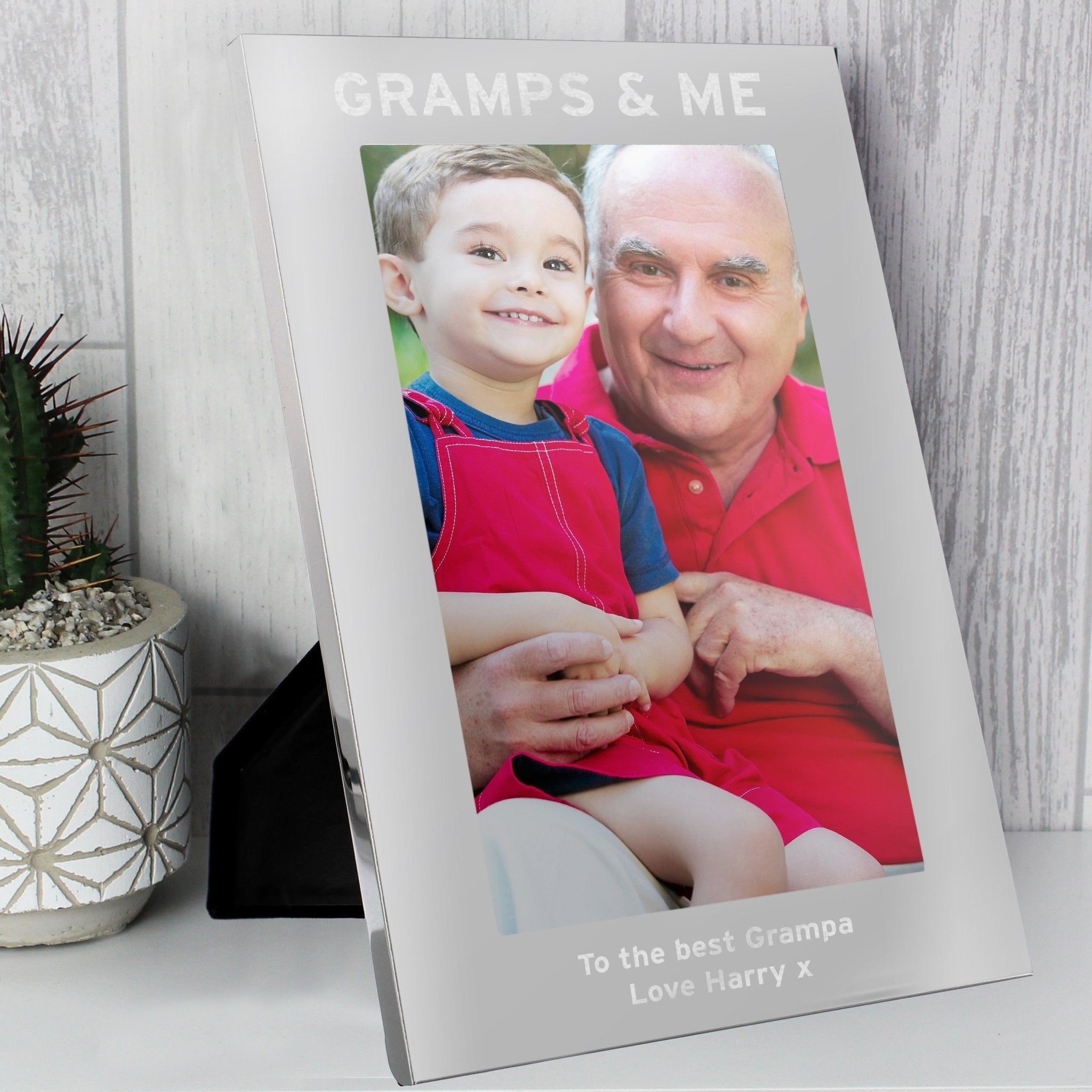 Personalised & Me 5x7 Silver Photo Frame | Inspired Creative Gifts | UK Supplier