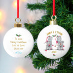 Personalised Me to You Christmas Couple's Bauble | Inspired Creative Gifts | UK Supplier