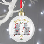 Personalised Me to You Christmas Couple's Bauble | Inspired Creative Gifts | UK Supplier