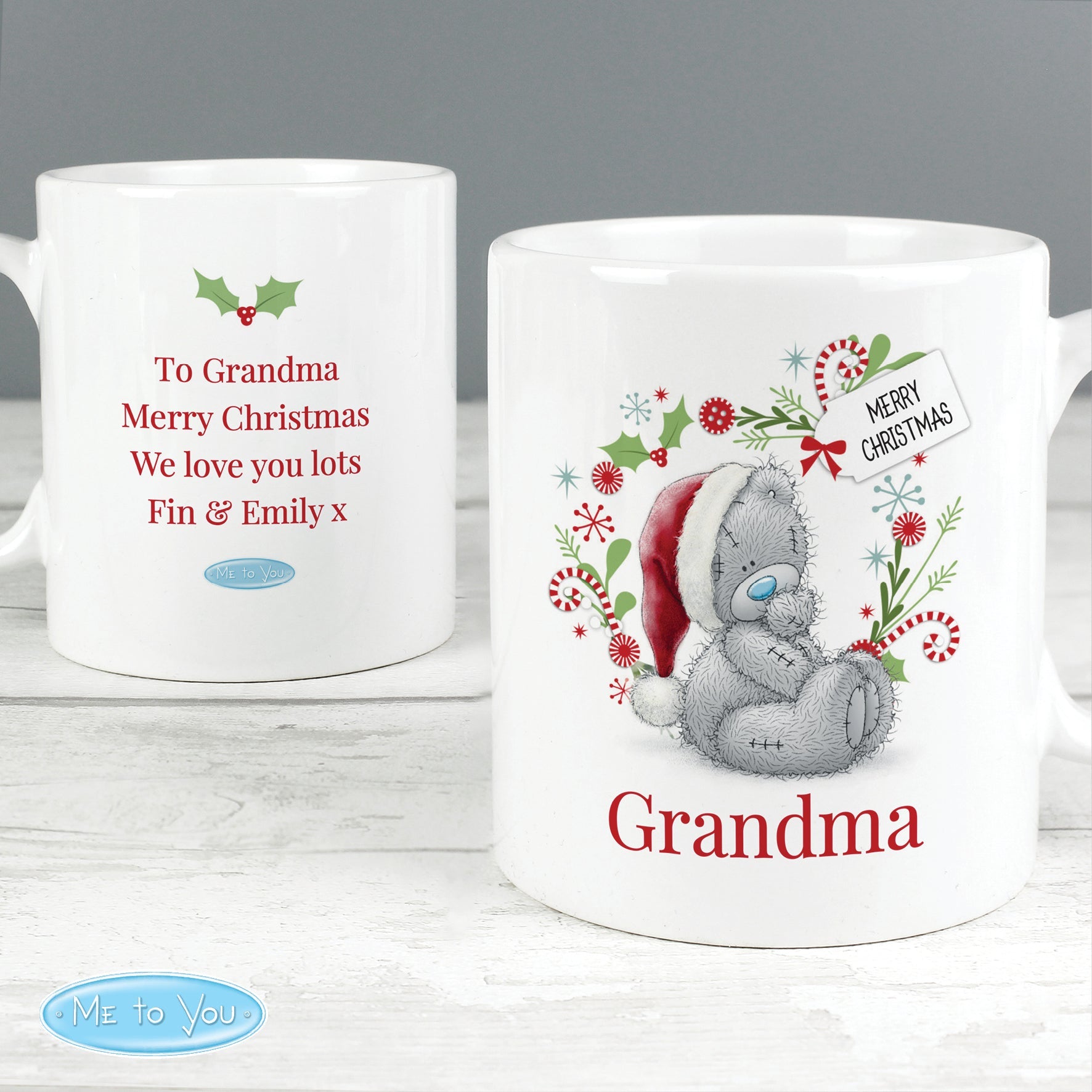Personalised Me to You Christmas Mug | Inspired Creative Gifts | UK Supplier