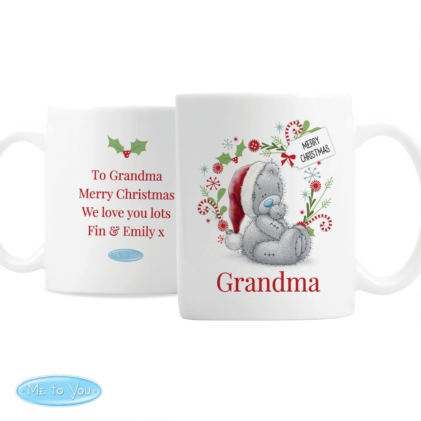 Personalised Me to You Christmas Mug | Inspired Creative Gifts | UK Supplier