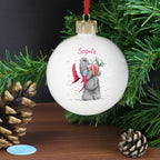 Personalised Me To You Christmas Present Bauble | Inspired Creative Gifts | UK Supplier