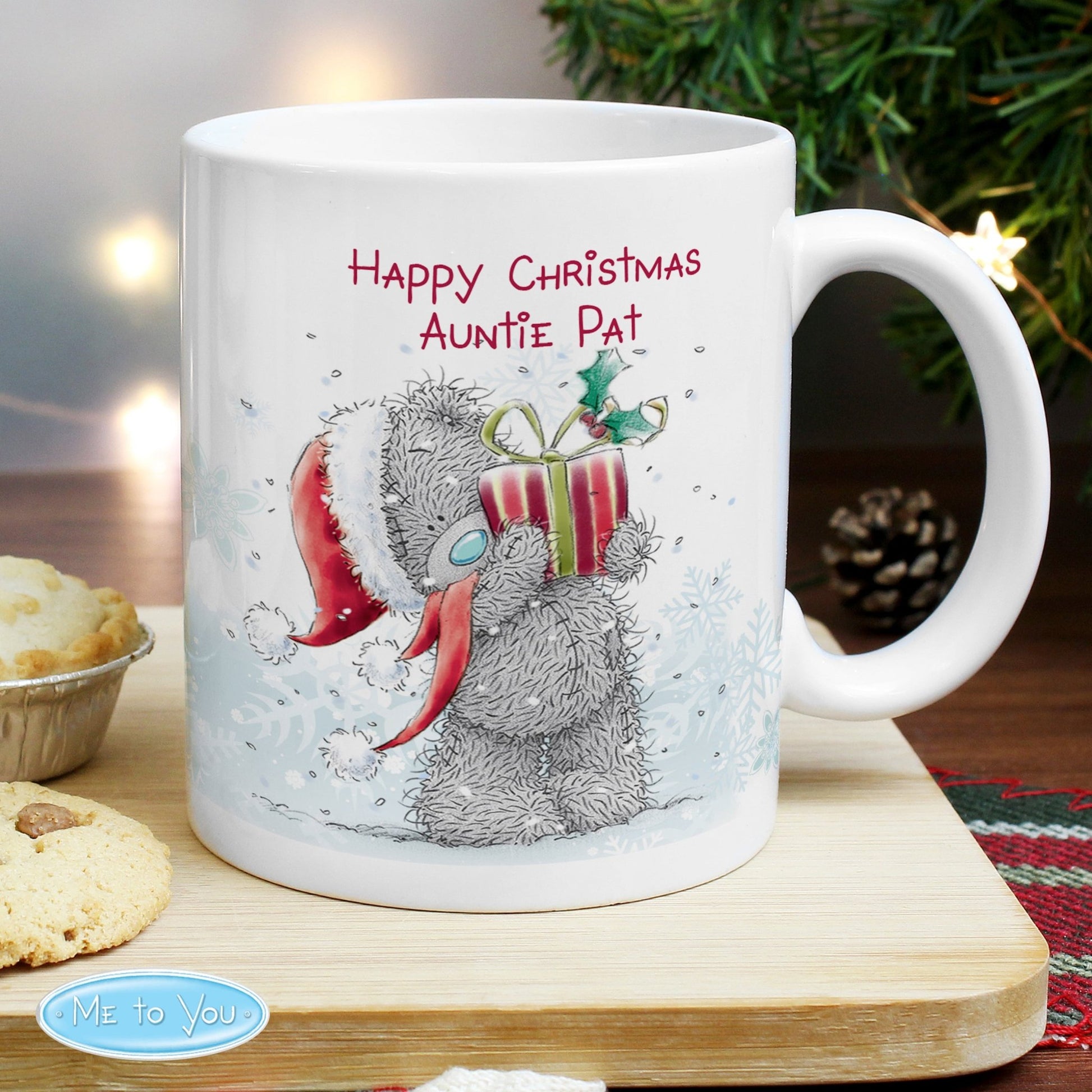 Personalised Me To You Christmas Present Mug | Inspired Creative Gifts