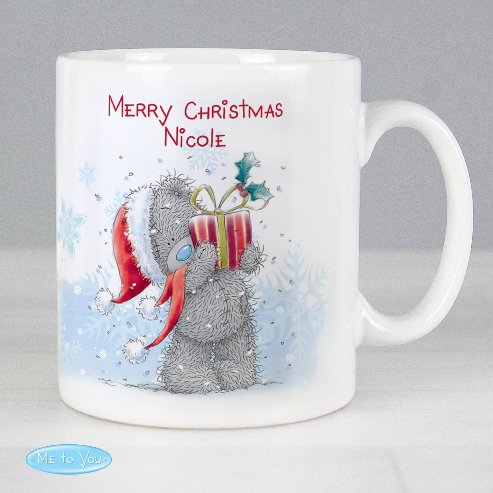 Personalised Me To You Christmas Present Mug | Inspired Creative Gifts
