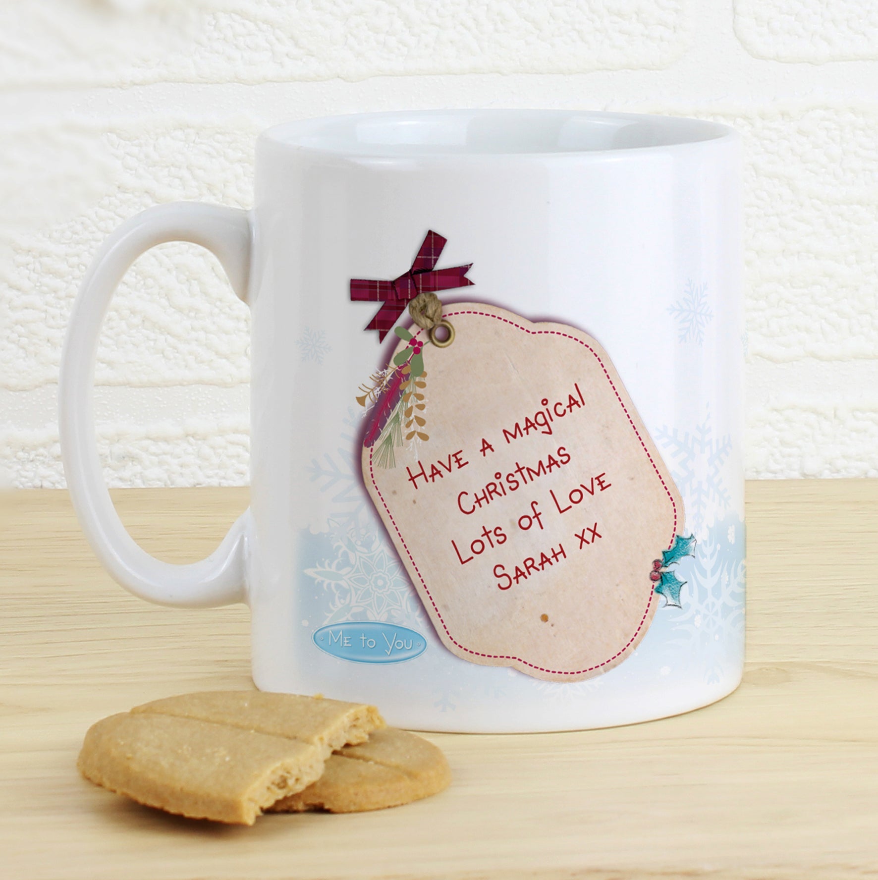 Personalised Me To You Christmas Present Mug | Inspired Creative Gifts | UK Supplier