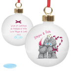 Personalised Me To You Couple Christmas Bauble | Inspired Creative Gifts | UK Supplier
