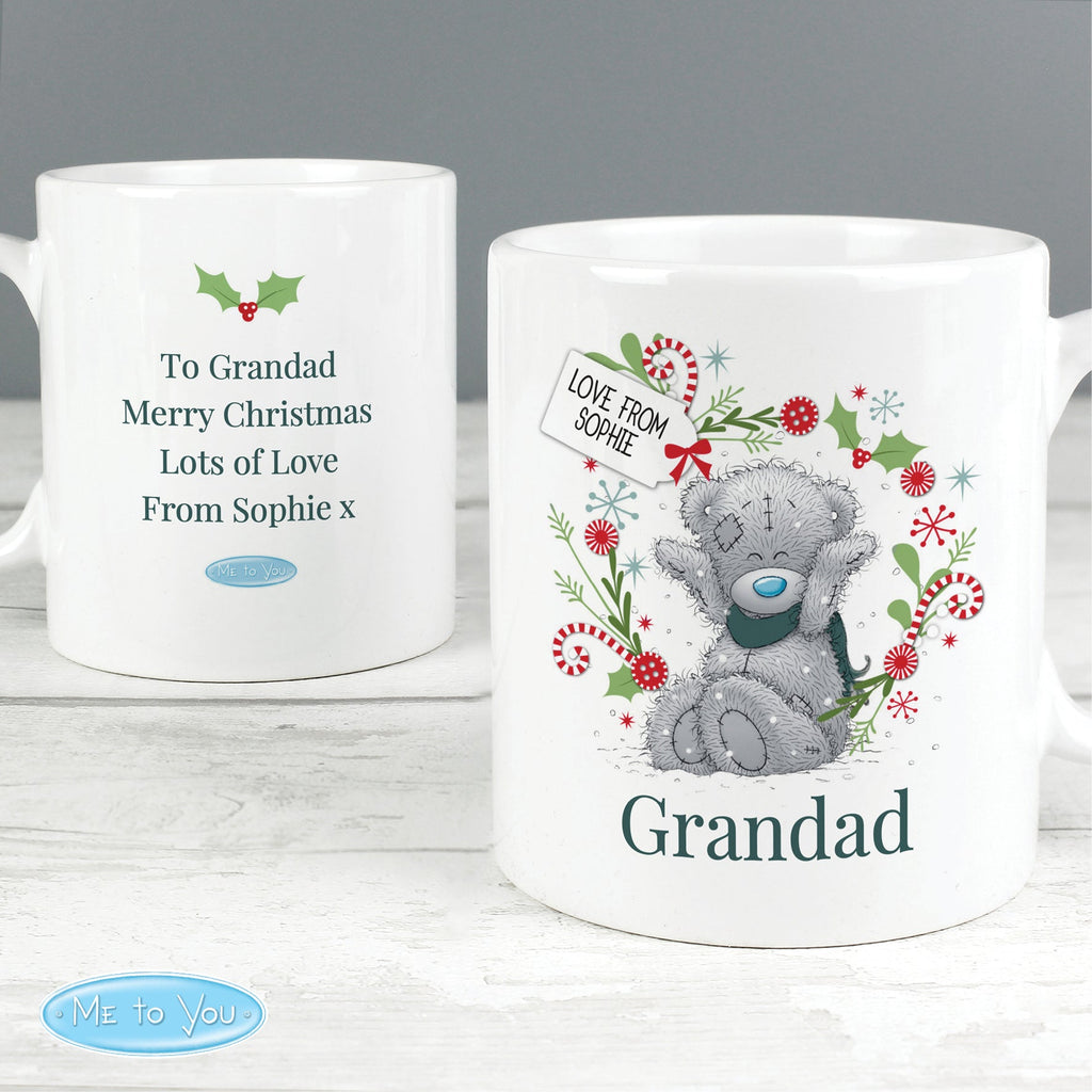 Personalised Me to You 'For Grandad Dad' Christmas Mug | Inspired Creative Gifts | UK Supplier