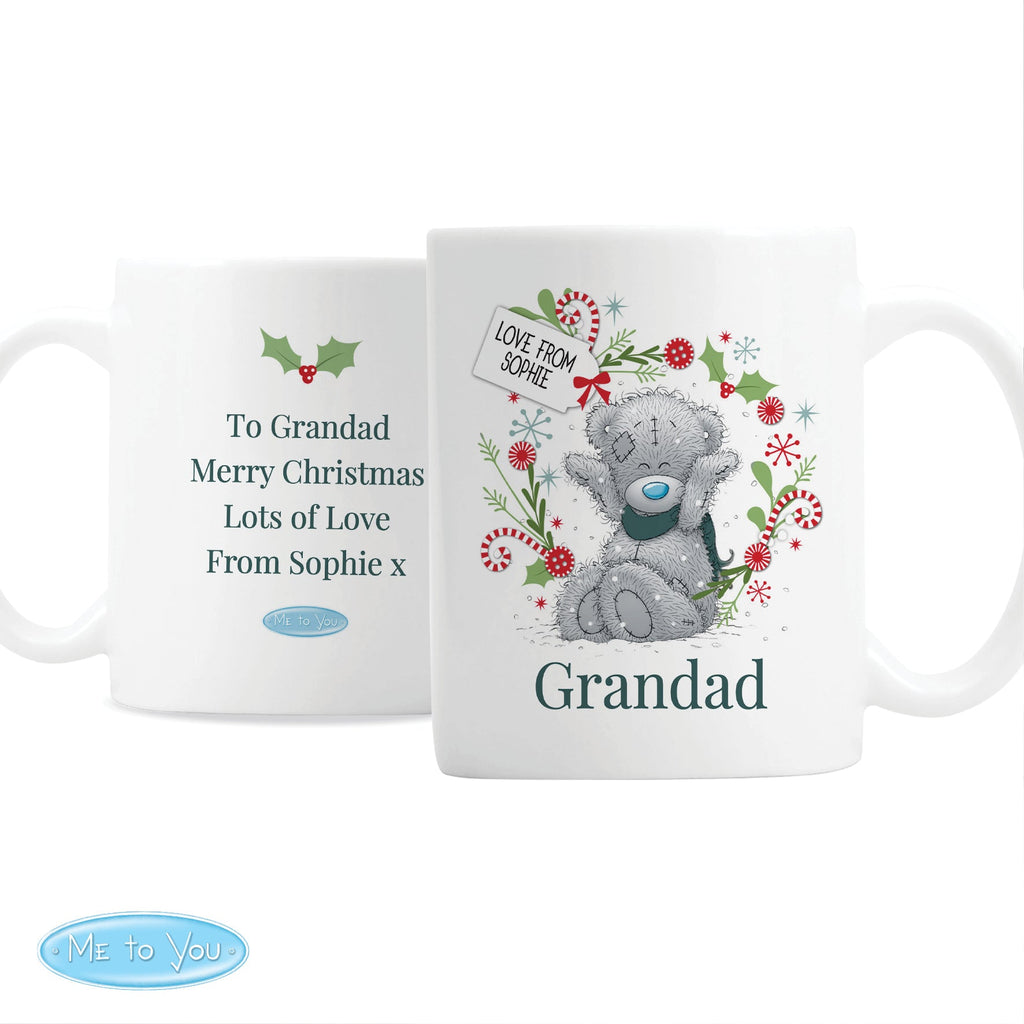 Personalised Me to You 'For Grandad Dad' Christmas Mug | Inspired Creative Gifts | UK Supplier
