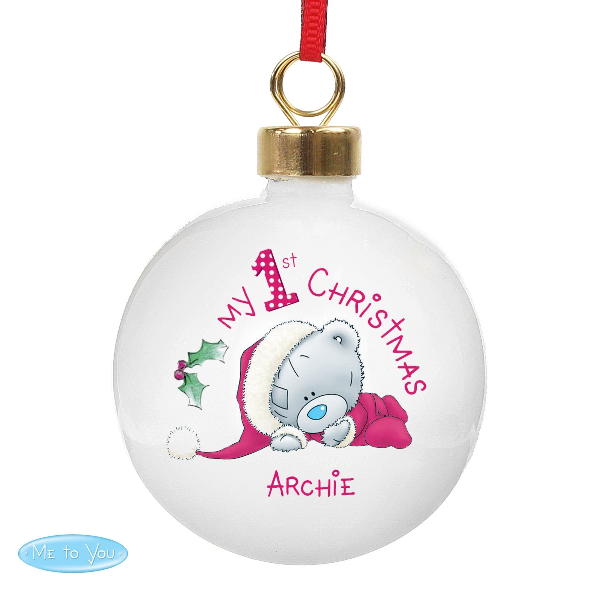 Personalised Me To You My 1st Christmas Bauble | Inspired Creative Gifts | UK Supplier