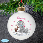 Personalised Me To You Reindeer Bauble | Inspired Creative Gifts | UK Gift Supplier