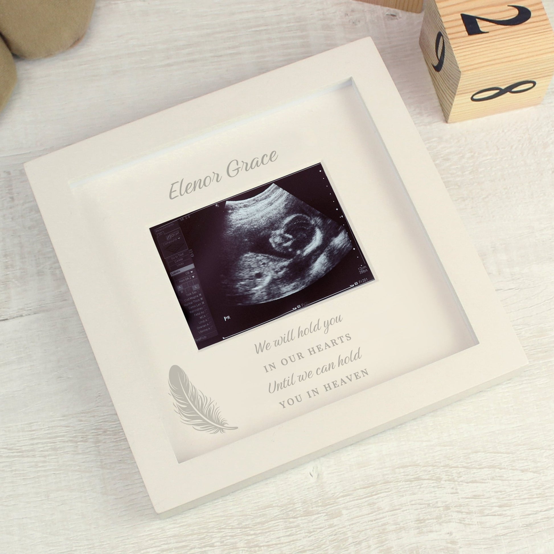 Personalised Memorial Baby Scan Photo Frame | Inspired Creative Gifts | UK Supplier