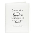 Personalised 'Memories are Timeless' Traditional Photo Album | Inspired Creative Gifts | UK Supplier
