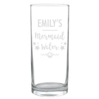 Personalised Mermaid Water Hi Ball Glass | Inspired Creative Gifts | UK Supplier