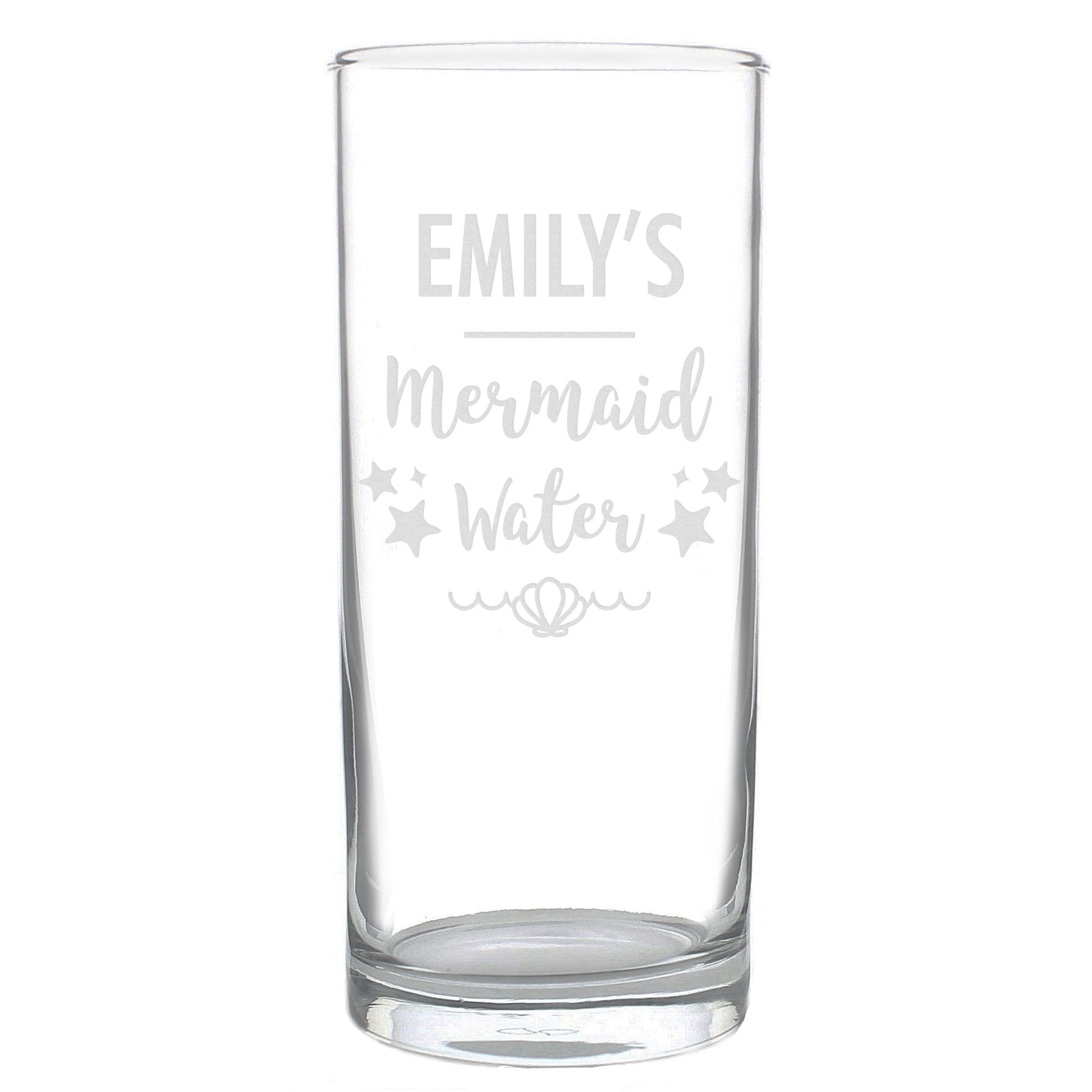 Personalised Mermaid Water Hi Ball Glass | Inspired Creative Gifts | UK Supplier