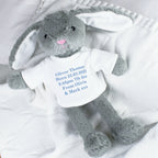 Personalised Message Bunny Rabbit - Blue | Inspired Creative Gifts | UK Supplier