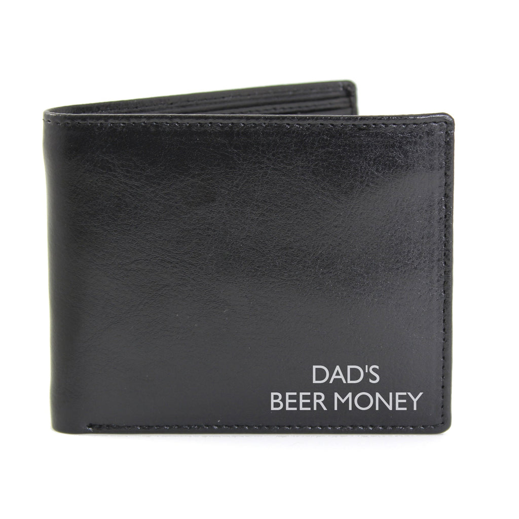 Personalised Message Leather Wallet | Inspired Creative Gifts | UK Supplier