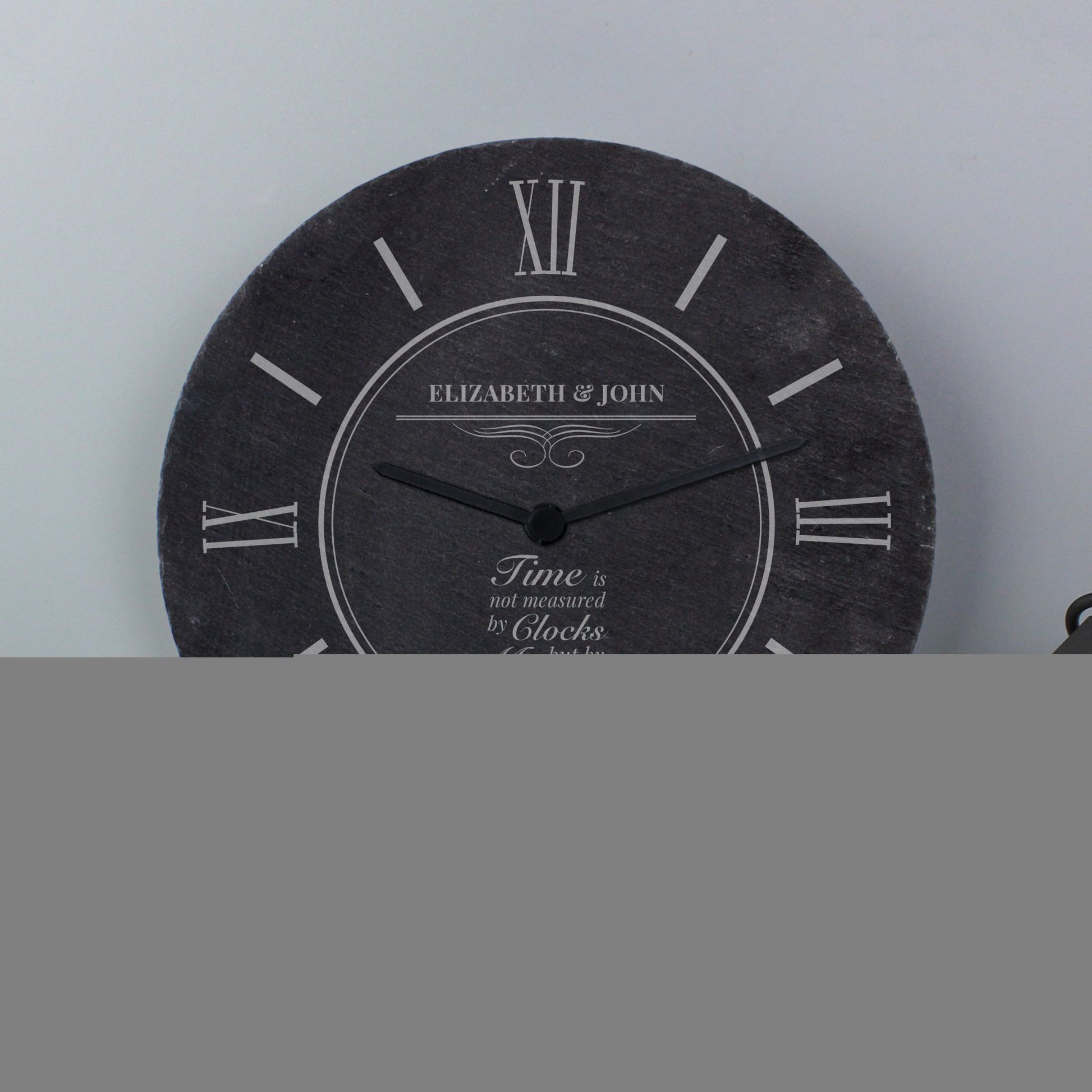 Personalised Moments Slate Clock | Inspired Creative Gifts | UK Supplier