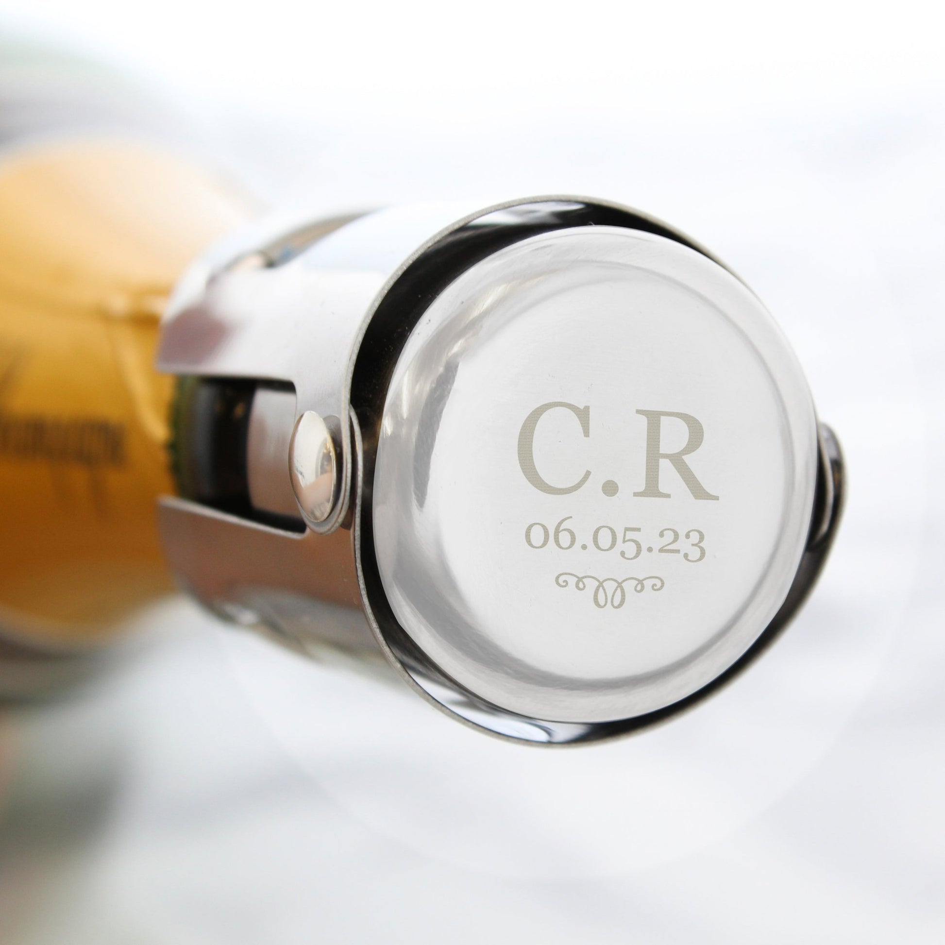 Personalised Monogram Bottle Stopper | Inspired Creative Gifts | UK Supplier