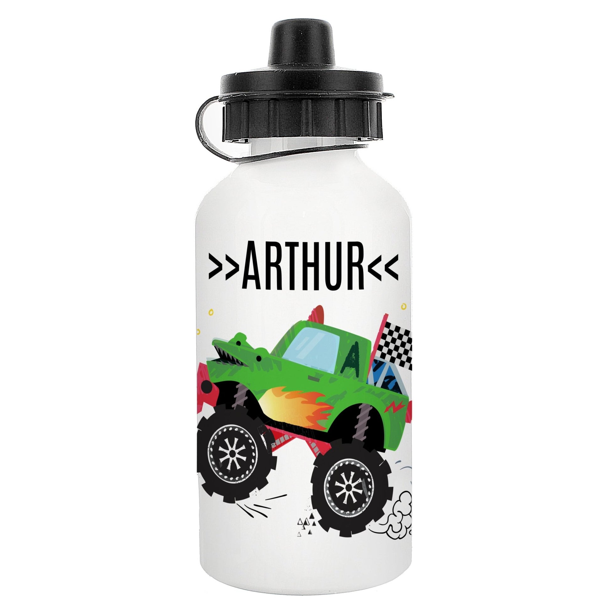 Personalised Monster Truck Drinks Bottle | Inspired Creative Gifts