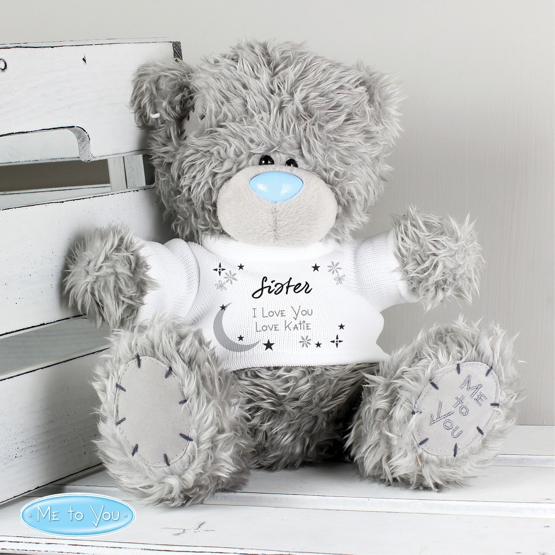 Personalised Moon & Stars Me To You Bear | Inspired Creative Gifts | UK Supplier