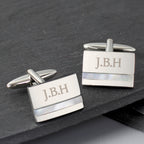 Personalised Mother of Pearl Cufflinks | Inspired Creative Gifts | UK Supplier