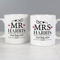 Personalised Mr & Mrs Mug Set | Inspired Creative Gifts | UK Supplier