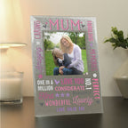 Personalised Mum Glitter Frame | Inspired Creative Gifts | UK Supplier