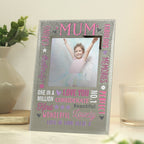 Personalised Mum Glitter Frame | Inspired Creative Gifts | UK Supplier